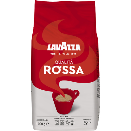 LAVAZZA Kaffee "QUALITA ROSSA", ganze Bohne, 1 kg