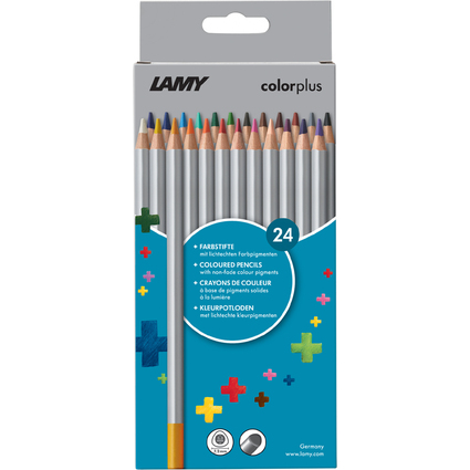 LAMY Dreikant-Buntstifte colorplus, 24er Kartonetui