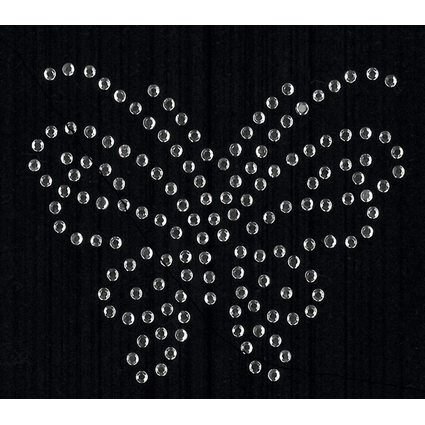 KLEIBER Strass-Applikation "Schmetterling", 55 x 60 mm