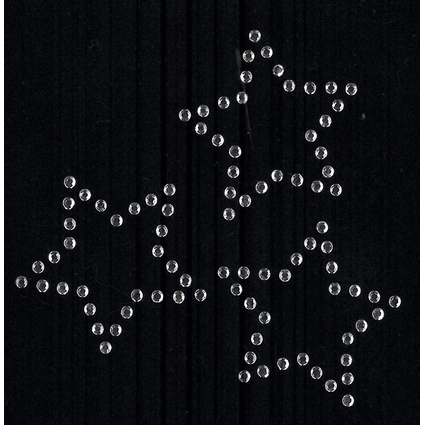 KLEIBER Strass-Applikation "3 Sterne", 55 x 55 mm