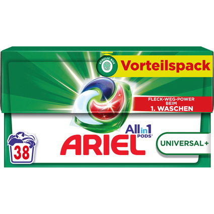 ARIEL Waschmittel Pods All-in-1 Universal+, 38 WL