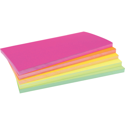 magnetoplan Moderationskarten "Neon", 200 x 100 mm