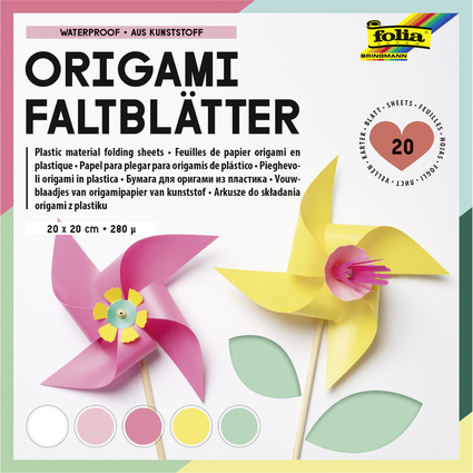 folia Origami-Faltbltter, aus Kunststoff, 200 x 200 mm