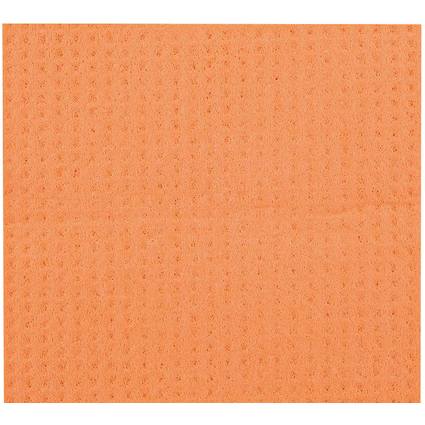 HYGOCLEAN Schwammtuch, 200 x 180 mm, orange, 10er Pack