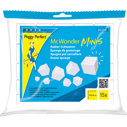 Peggy Perfect Schmutzradierer "Mr. Wonder Minis", 15er Pack