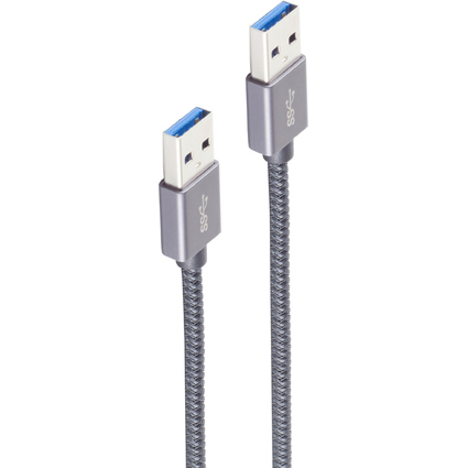 shiverpeaks BASIC-S USB 3.2 Kabel, USB-A Stecker, 0,50 m