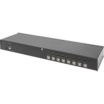 DIGITUS 19" HDMI KVM Switch Single View, 8-Port