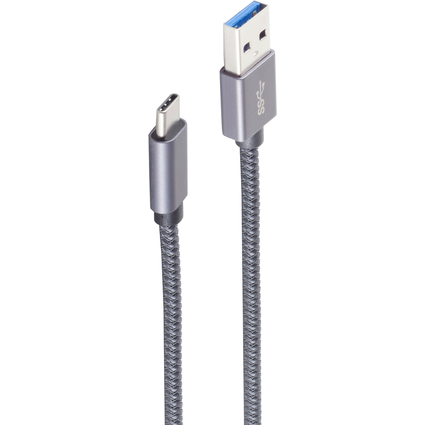 shiverpeaks BASIC-S USB 3.2 Kabel, USB-A - USB-C, 0,50 m