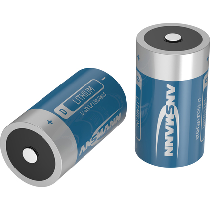 ANSMANN Lithium-Thionylchlorid Batterie ER34615 / D, 3,6 V