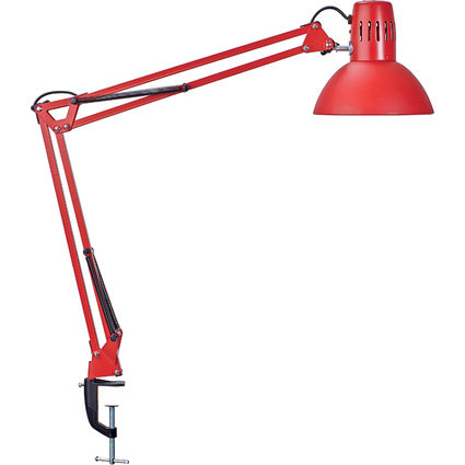MAUL LED-Tischleuchte MAULstudy, mit Klemmfu, rot