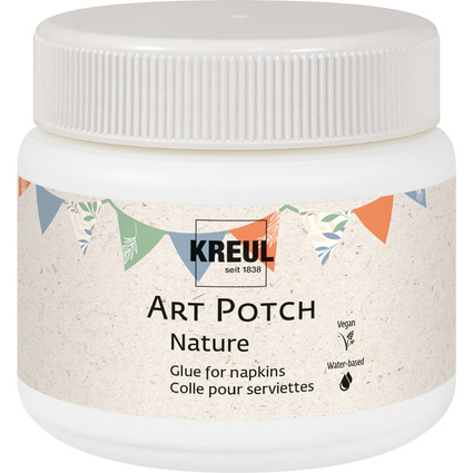 KREUL Servietten-Lack & Leim ART POTCH Nature, 150 ml