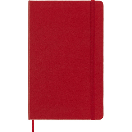 MOLESKINE Notizbuch, L/A5, blanko, Hardcover, hellrot