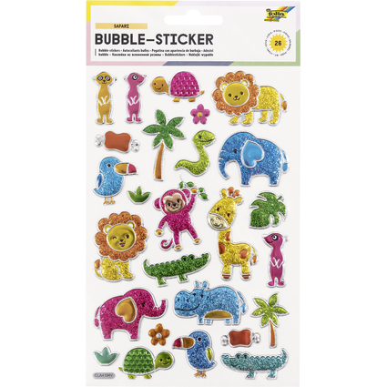 folia Bubble-Sticker SAFARI