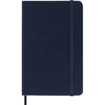 MOLESKINE Taschenkalender 2025, Tage, P/A6, Hardcover, blau