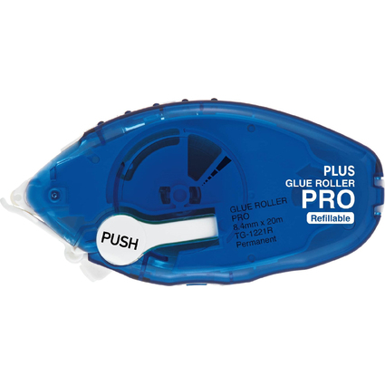 PLUS JAPAN Kleberoller PRO TG-1221, 8,4 mm x 20 m, blau