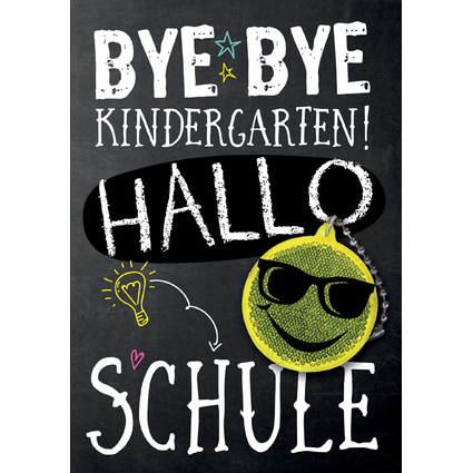 CACTUS Schulanfangs-Grukarte "Bye Bye Kindergarten"