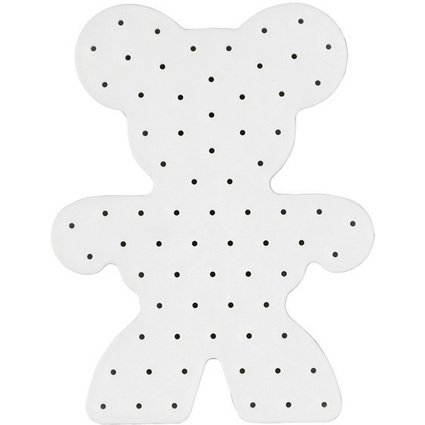 Hama Maxi Stick Lochplatte "Teddybr", 200 x 155 mm