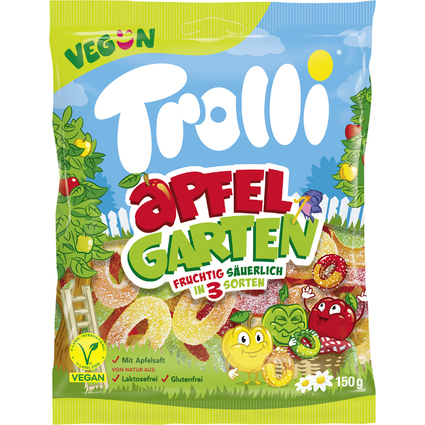 Trolli Fruchtgummi APFELGARTEN, 150 g Beutel