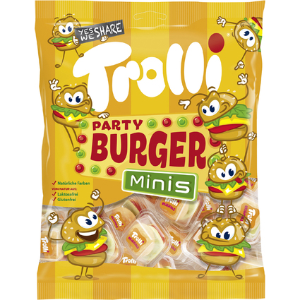 Trolli Fruchtgummi MINI BURGER, 170 g