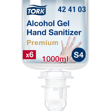 TORK Hndedesinfektionsgel, 1.000 ml, transparent