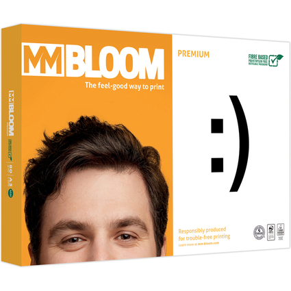 BLOOM Multifunktionspapier PREMIUM, A3, 80 g/qm, wei