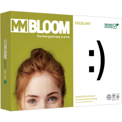 BLOOM Multifunktionspapier EXCELLENT, A4, 80 g/qm, wei