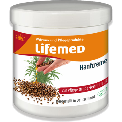 Lifemed Hanfcreme, 250 ml Tiegel