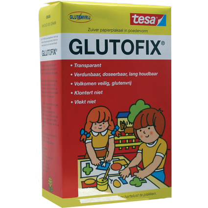 tesa Kinderlijm/Lijmpoeder Glutofix, wit, 500 g