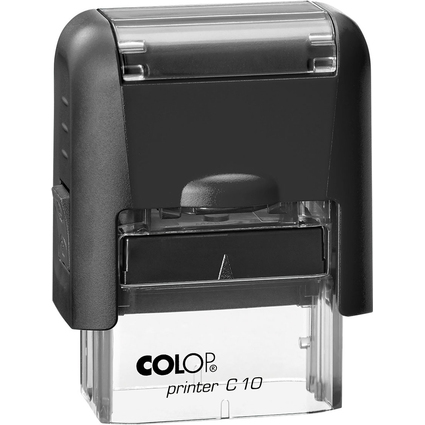 COLOP Textstempel Printer C10, 3-zeilig, schwarz