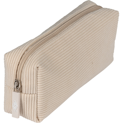 WEDO Schlamper-Etui aus Cord, beige