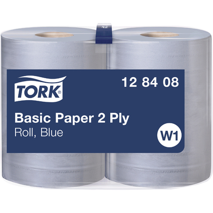 TORK Mehrzweck-Putzrolle, 2-lagig, blau, 340 m