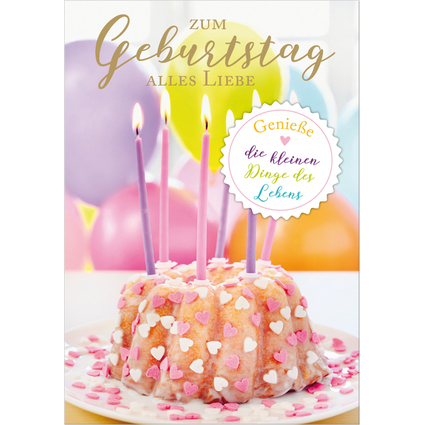 SUSY CARD XL-Geburtstagskarte "Mini-Trtchen"