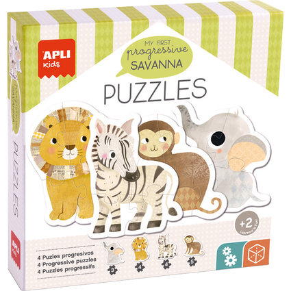 APLI kids Puzzle "My first Savanna", 16 Teile