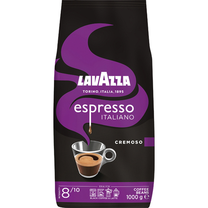 LAVAZZA Kaffee "ESPRESSO CREMOSO", ganze Bohne, 1 kg