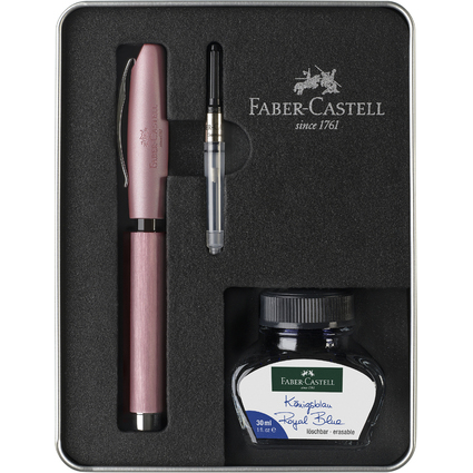 FABER-CASTELL Schreibgerte-Set Essentio Aluminium, ros