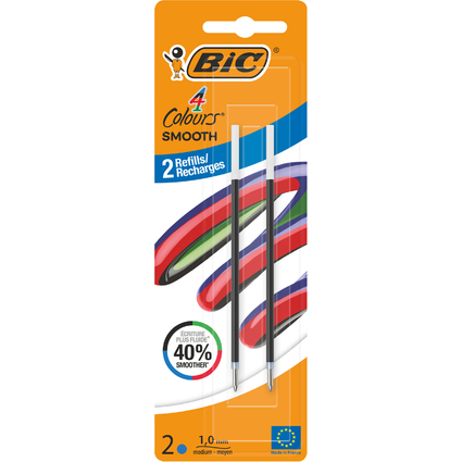 BIC Kugelschreiber-Mine 4 Colours Smooth, blau, S