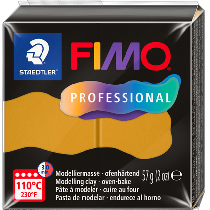 FIMO PROFESSIONAL Modelliermasse, ofenhrtend, 57 g, ocker