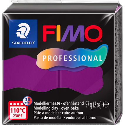 FIMO PROFESSIONAL Modelliermasse, ofenhrtend, 57 g, violett