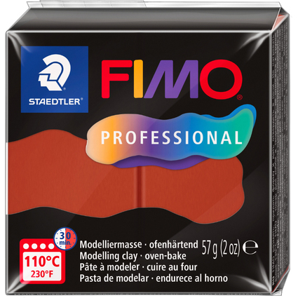 FIMO PROFESSIONAL Modelliermasse, ofenhrtend, terrakotta