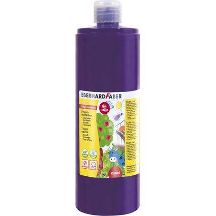 EBERHARD FABER Fingerfarbe EFA Color, purpurviolett, 750 ml