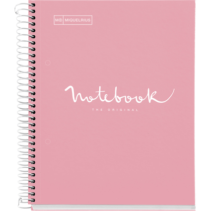 MIQUELRIUS Collegeblock "Notebook EMOTIONS", DIN A4, rosa