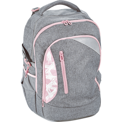 EBERHARD FABER Schulrucksack X-Style, grau/pastellrosa