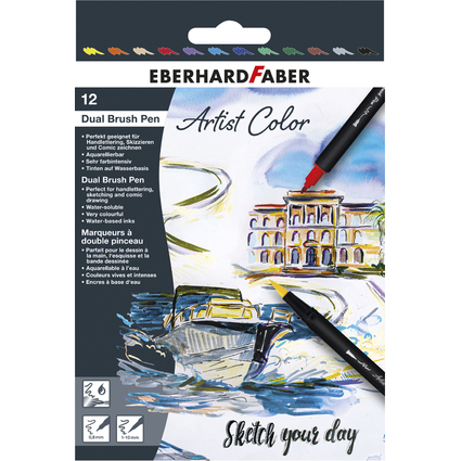 EBERHARD FABER Doppelfasermaler Artist Color Dual Brush Pen