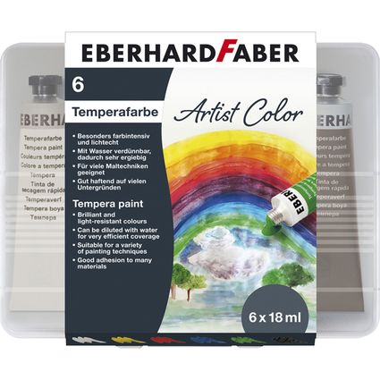 EBERHARD FABER Temperafarbe Artist Color, 6er Etui