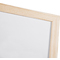 Bi-Office Weiwandtafel mit Holzrahmen, 900 x 600 mm