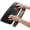 Fellowes Tastatur-Handgelenkauflage Photo Gel, schwarz/wei