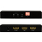 LogiLink 4K/60 Hz HDMI Splitter, Downscaler, 2-fach, schwarz