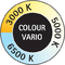 MAUL LED-Tischleuchte MAULrubia colour vario, silber/schwarz