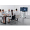 DURABLE Mobiler TV-/Monitorwagen "COWORKSATION", wei