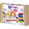 FIMO SOFT Modelliermasse-Set "Basic", 12-teilig